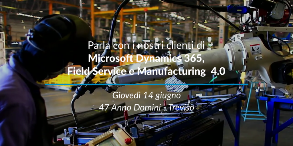 Evento CRM Microsoft Dynamics 365 14 giugno 2018 Treviso