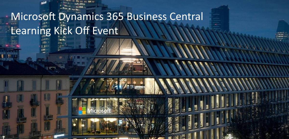 Microsof Dynamics 365 BC Milano Kickoff Meeting