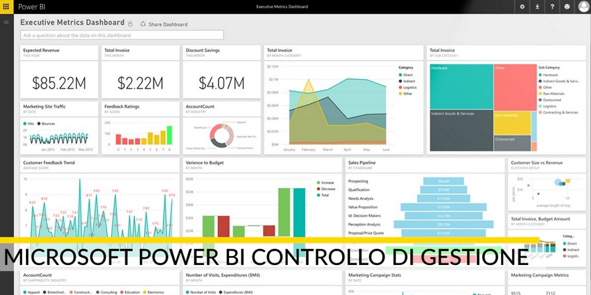 Microsoft Power BI Controllo di gestione