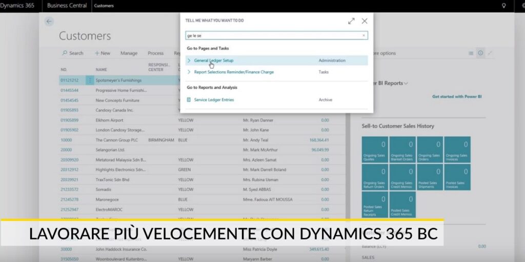 Lavora più velocemente con dynamics 365 BC