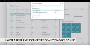 Lavora più velocemente con dynamics 365 BC